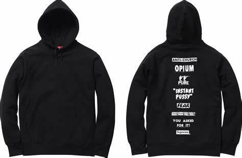 Supreme pure fear hoodie sale