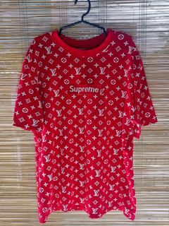Supreme louis vuitton t shirt price online