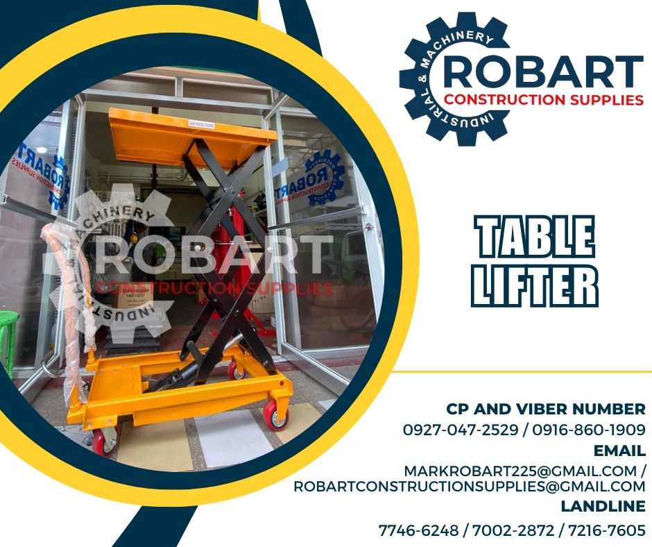Table Lifter, Commercial & Industrial, Construction Tools & Equipment ...
