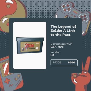 The Legend of Zelda: A Link to the Past Game Boy Advance Cartridge