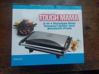 Tough Mama 2 in 1 Griller and Sandwich Press Never been Used Item Item