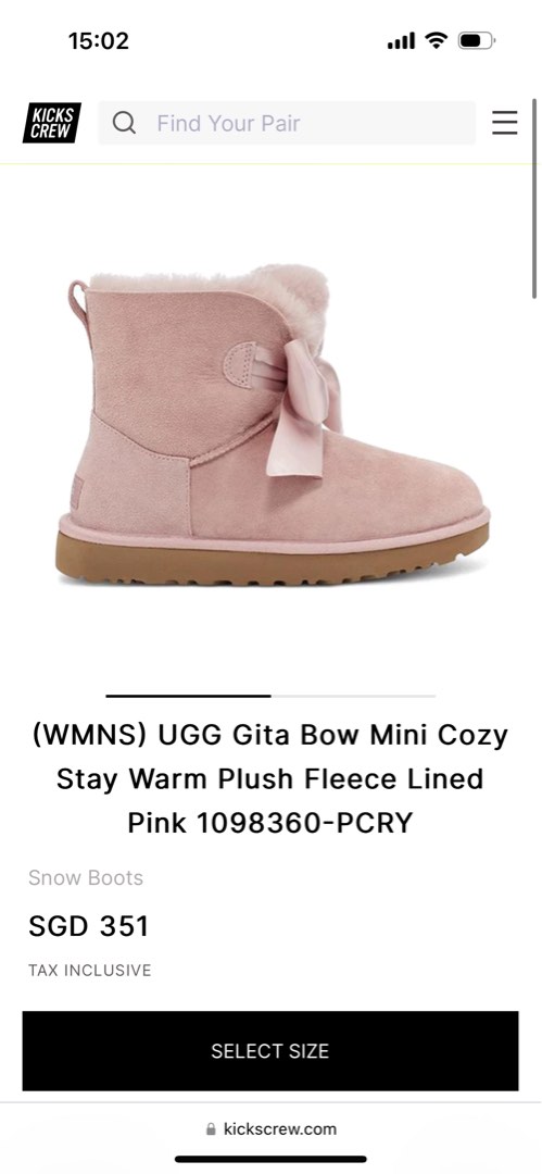 Gita bow ugg discount boots