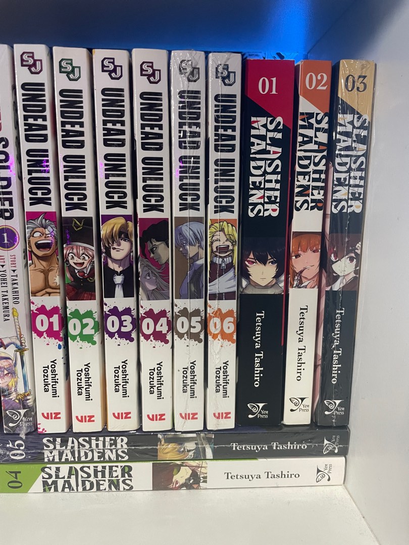 Undead Unluck Vol 16, Slasher Maidens Vol 15 WTS MANGA, Hobbies