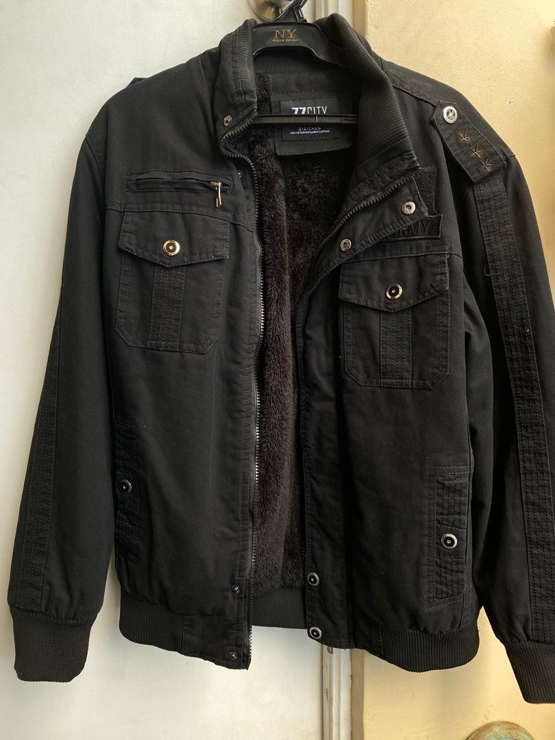 US Army Pilot Bomber Jacket (Category: Coats, Jackets and Outerwear) located in Pasig City. Submitted by fransavery (Listing ID 1279557584, Image 1). Description: 77 City bomber jacket Used twice Excellent condition Authentic.