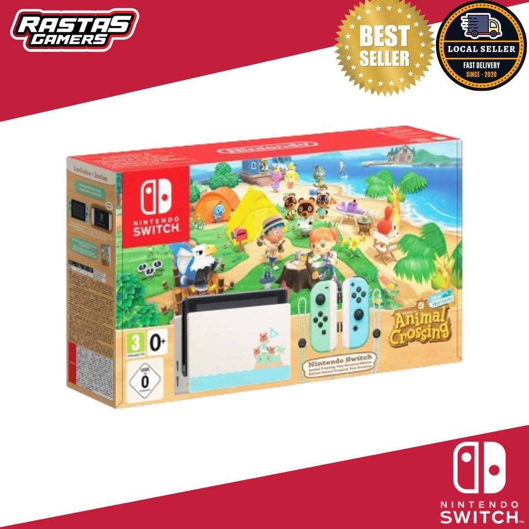 Nintendo switch v2 sales animal crossing edition