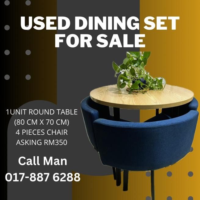 Dining table set used for sale shop