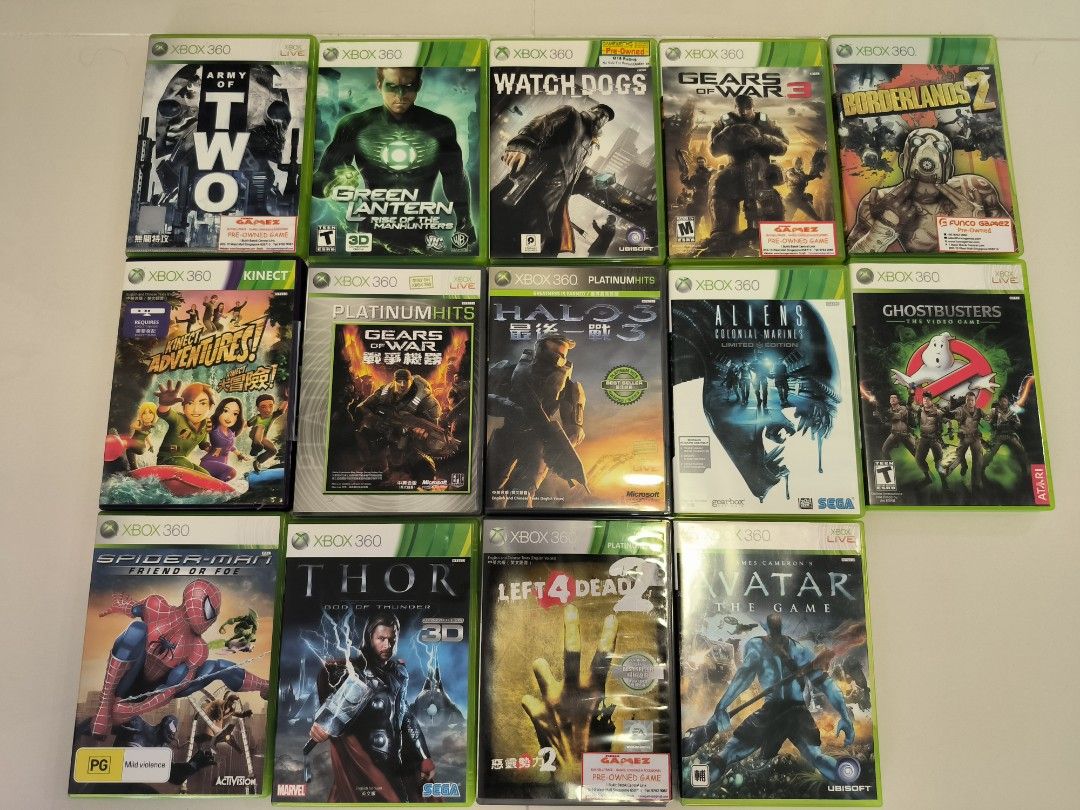 Used xbox 2025 360 games