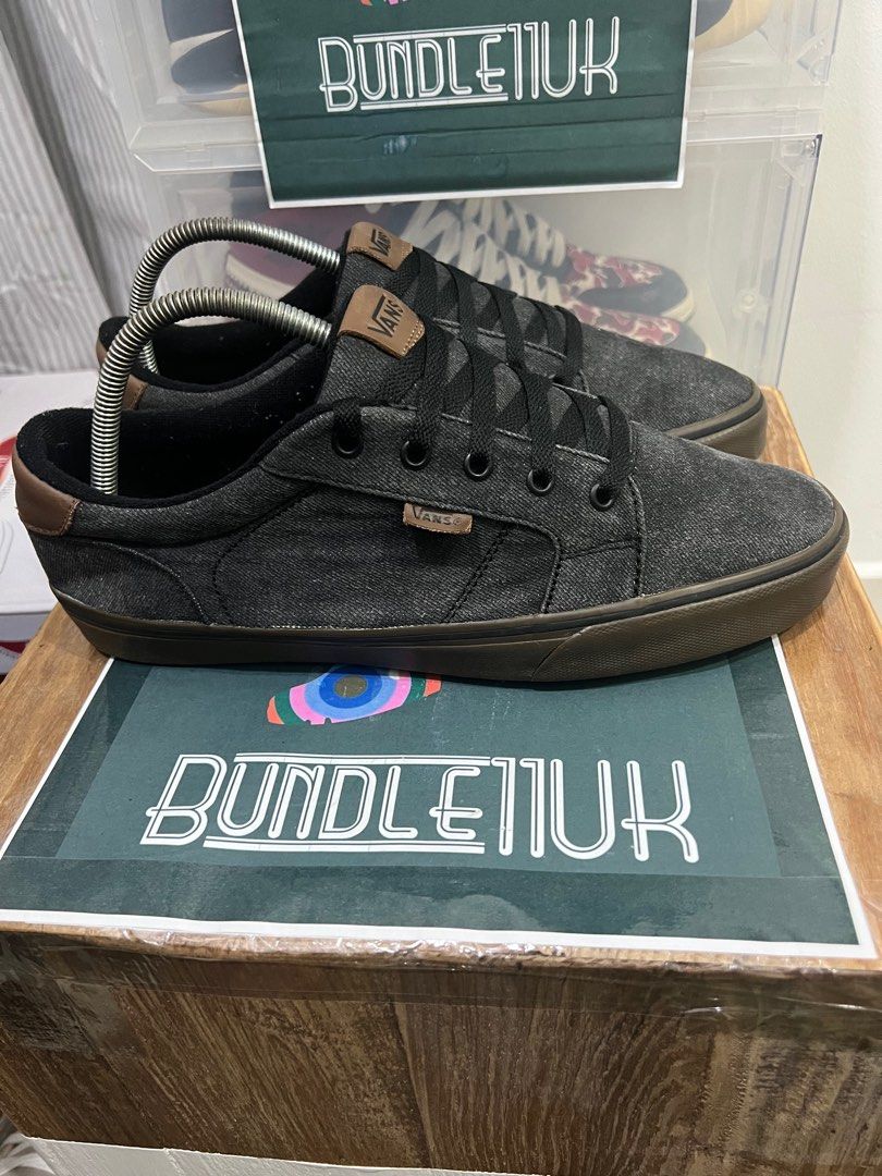 Vans Bishop Waxed Denim Black Gum 11UK Men s Fashion Footwear
