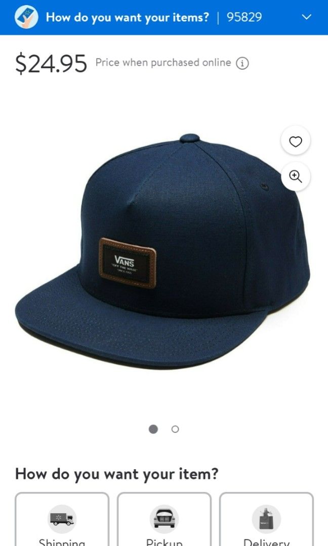 Vans fiske shop snapback