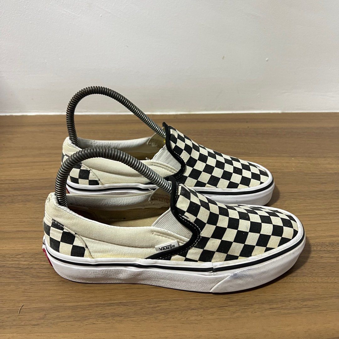 Vans Slip On Checkerboard UK4.5 Women s Fashion Footwear