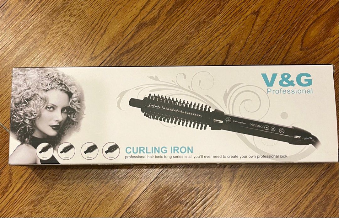 V G curling iron Beauty Personal Care Hair on Carousell