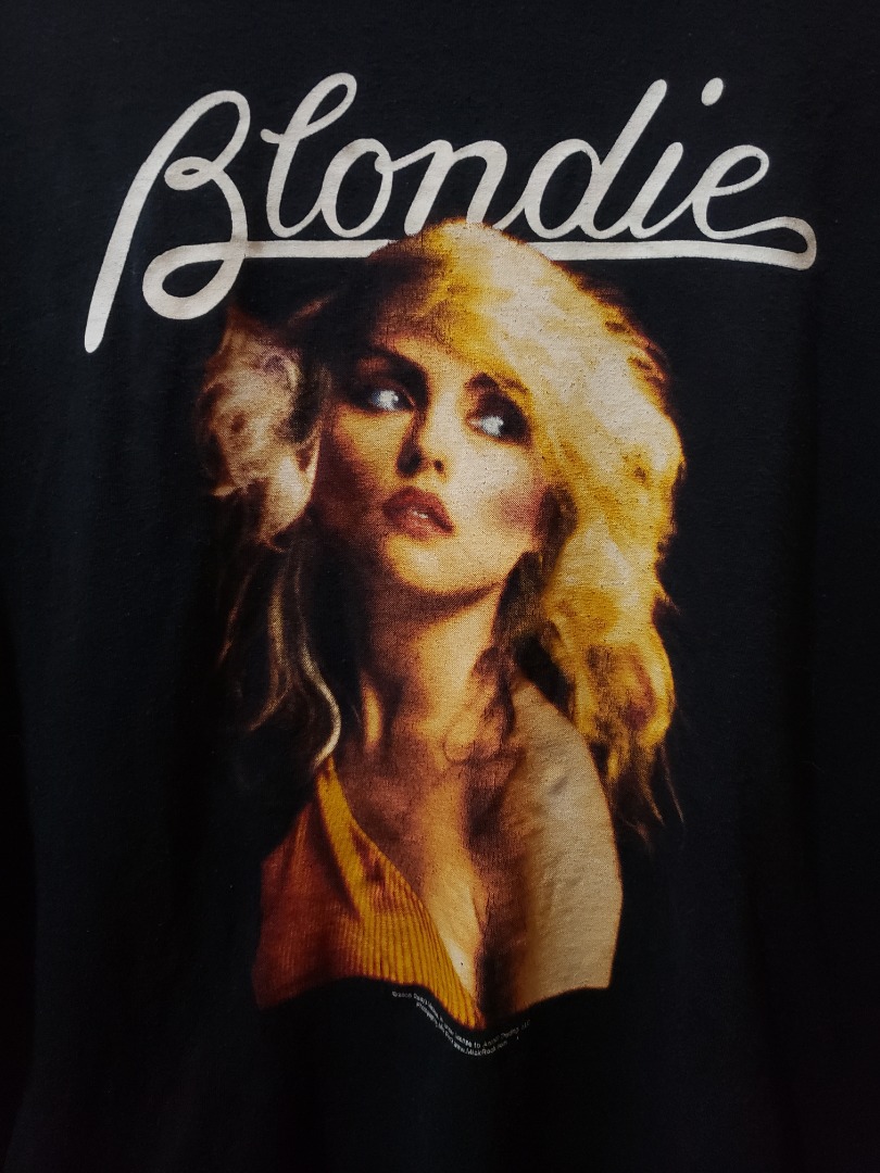 Vintage Blondie Shirt Dated 2005, Men&rsquo;s Fashion, Tops & Sets, Tshirts