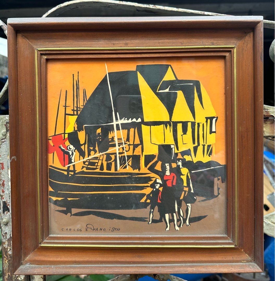 Vintage Carlos “Botong” Francisco Serigraph (Category: Art & Prints) located in Quezon City. Submitted by anjherga27 (Listing ID 1279622039, Image 1). Description: 9 1/2 x 10 inches .