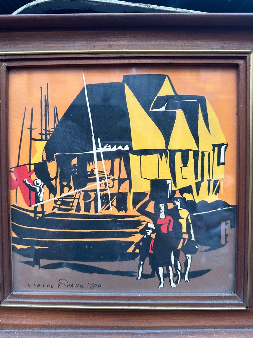 Vintage Carlos “Botong” Francisco Serigraph (Category: Art & Prints) located in Quezon City. Submitted by anjherga27 (Listing ID 1279622039, Image 2). Description: 9 1/2 x 10 inches .