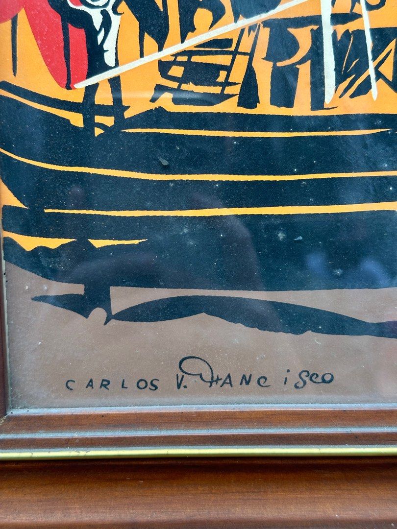 Vintage Carlos “Botong” Francisco Serigraph (Category: Art & Prints) located in Quezon City. Submitted by anjherga27 (Listing ID 1279622039, Image 3). Description: 9 1/2 x 10 inches .
