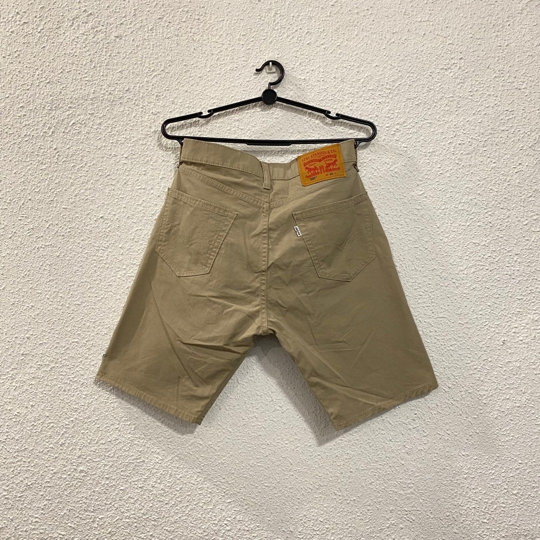Vintage Levi’s 505 Cut Off Denim Beige Shorts