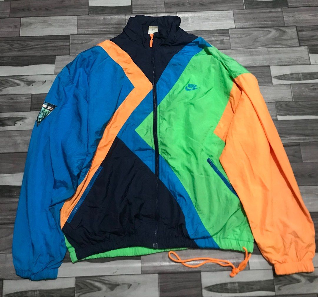 Multicolor sale windbreaker nike