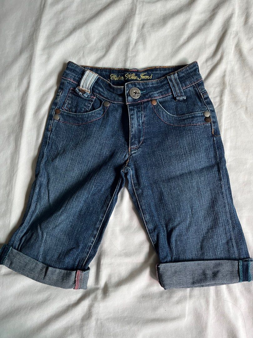 Calvin klein hot sale denim capris