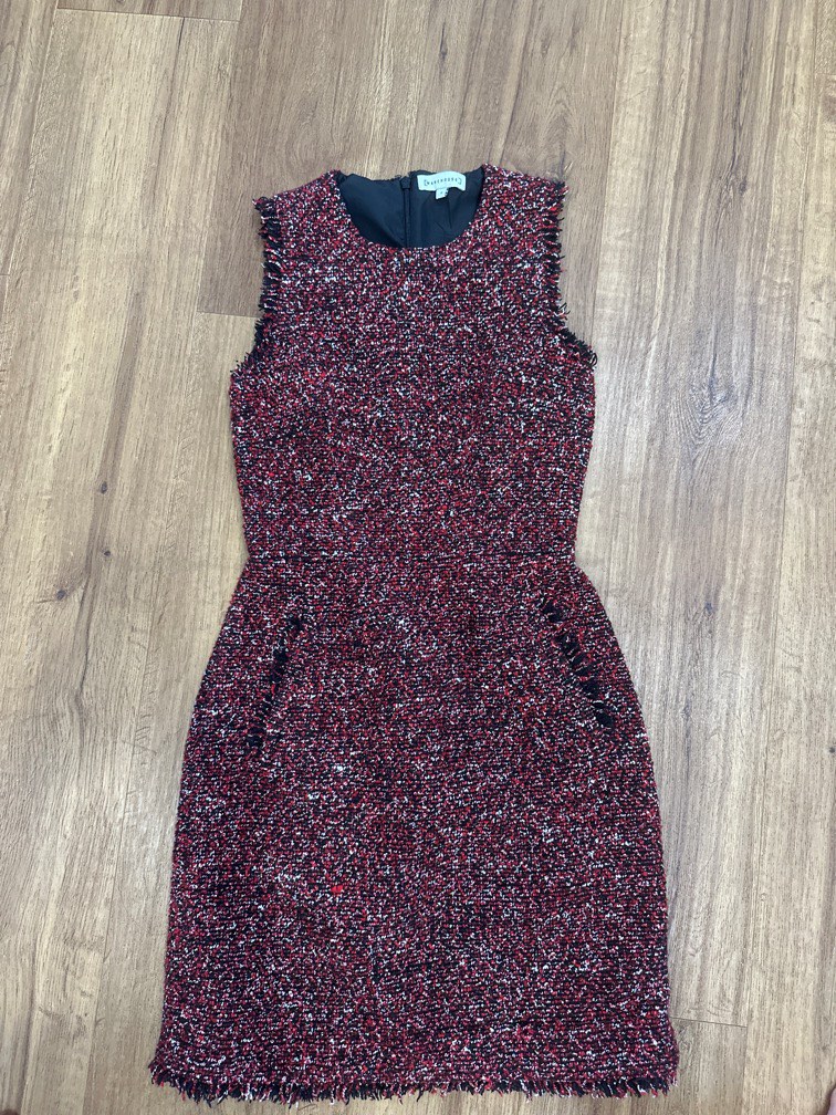 Warehouse tweed dress deals