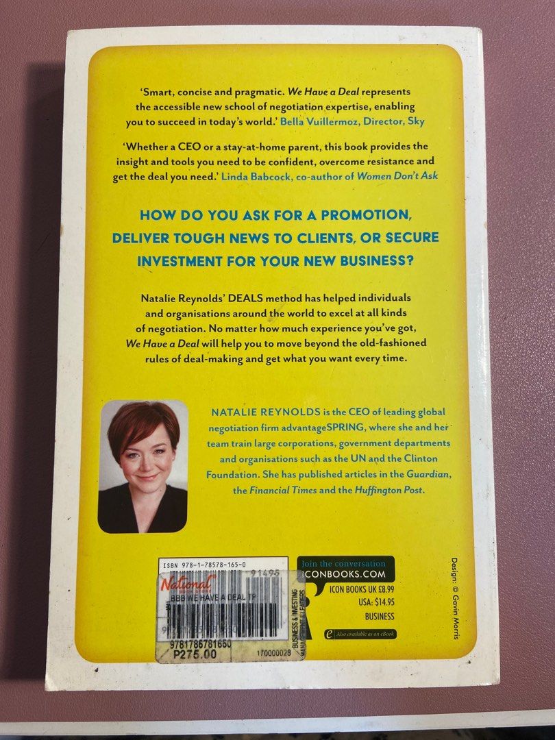 We have a deal by Natalie Reynolds, Hobbies & Toys, Books & Magazines