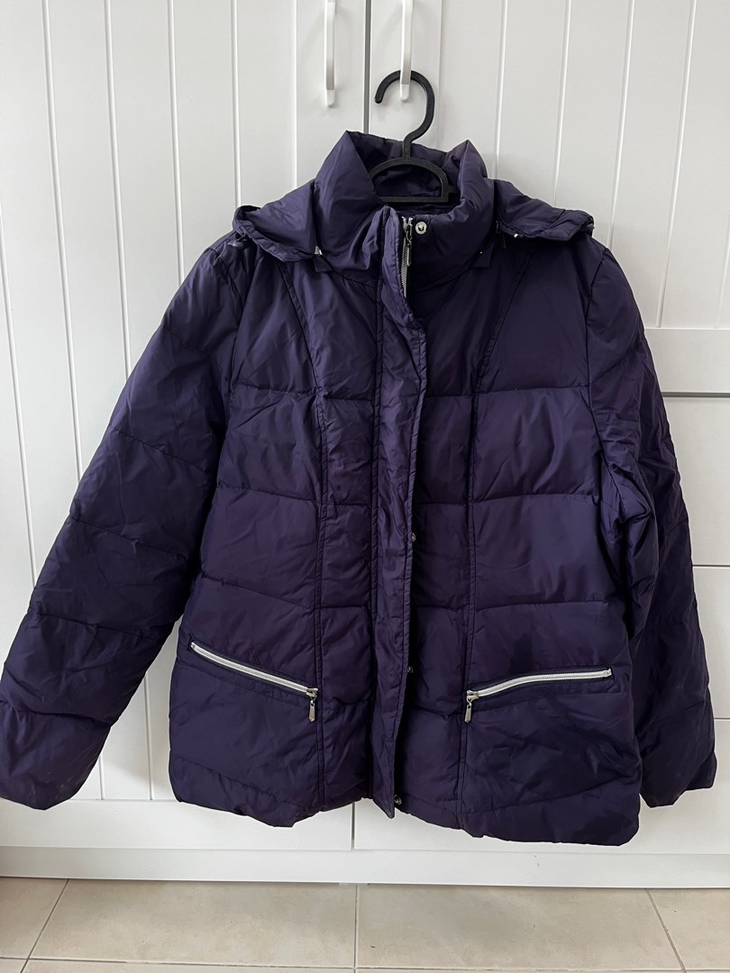 Mauve store down jacket