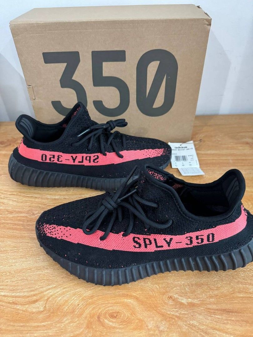Yeezy on sale pink stripe