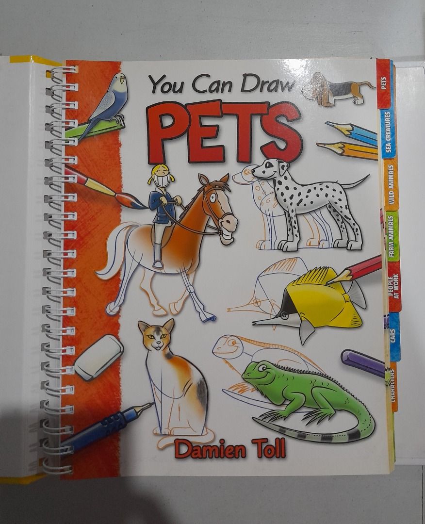 You Can Draw 8 Books in 1 by Damien Toll - Spiral Bound, Hardcover ...