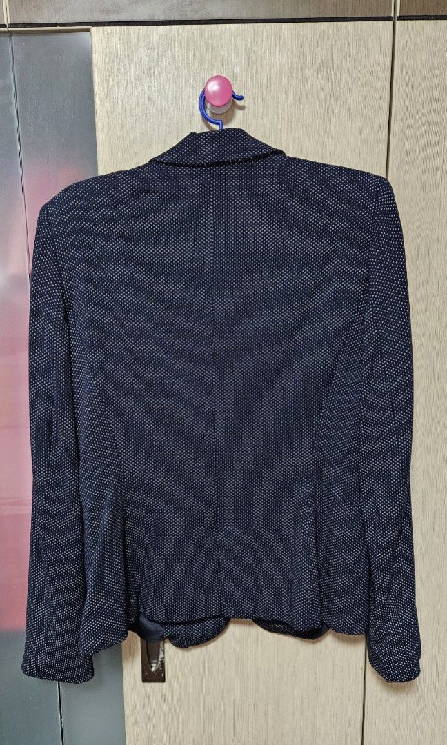 Zara basic blue blazer deals
