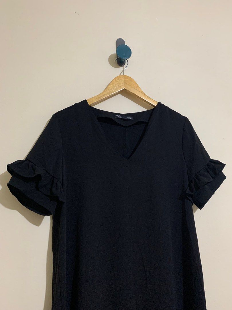 Robe Tweed à Volants ZARA - Modèle 7857/663 - Taille S (Small) - Neuf Avec étiquettes
