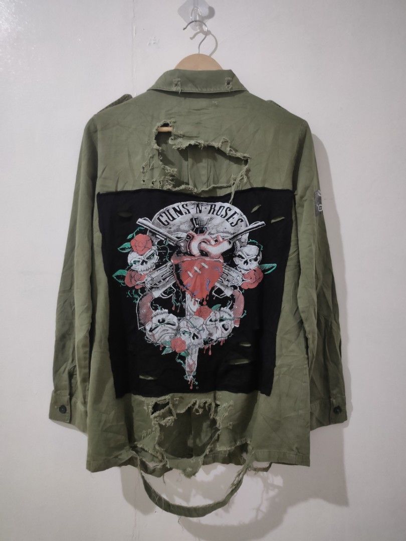 Zara guns and roses jacket cheap
