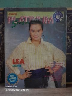 1990 Platinum SongMag Vol.1 No.27 Lea Salonga Cover Songhits Magazine Cool Summer Issue