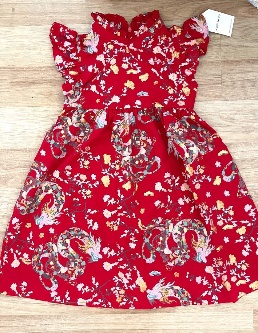 Red dragon deals dress