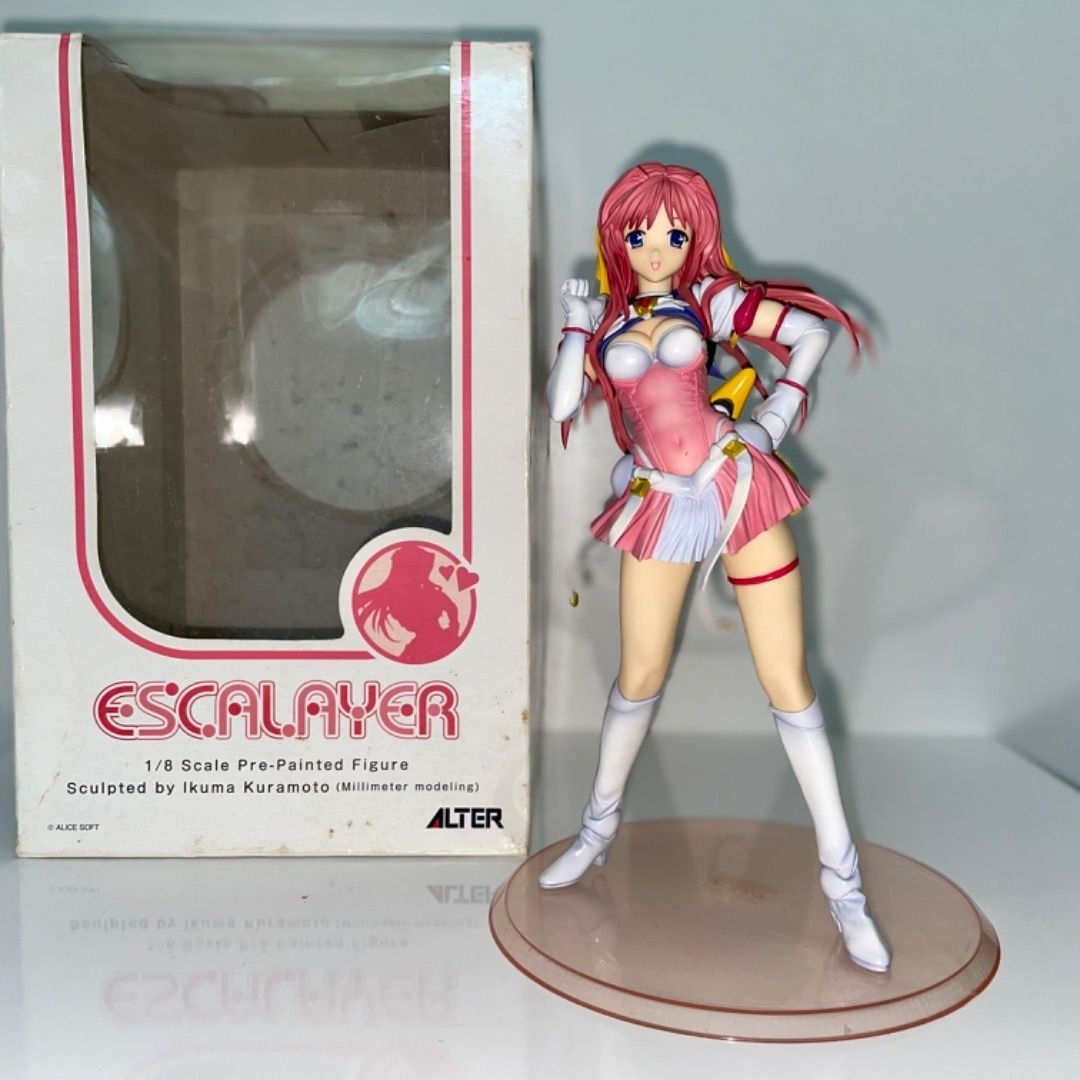 正版新淨Alter 18 PVC Figure 超昂天使Escalayer 超昂閃忍fate staay night saber  碧藍航線美少女戰士17 16 聖路易斯, 興趣及遊戲, 玩具& 遊戲類- Carousell