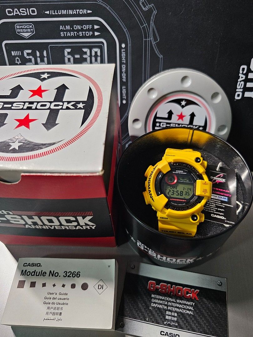 G shock cheap lightning yellow