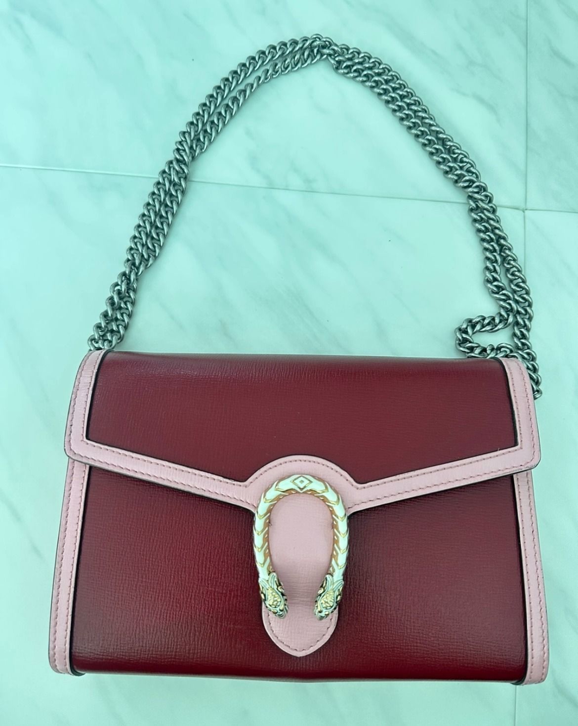 Gucci mini Dionysus Chain pouch bag WALLET sling crossbody bag AUTHENTIC