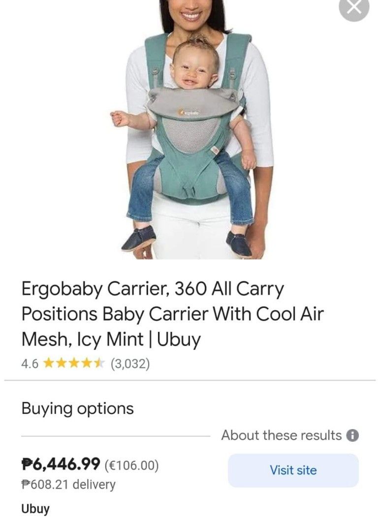 Ergobaby outlet icy mint