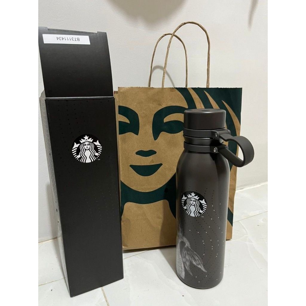 ♥️ *ON HAND with Freebies* ORIGINAL Starbucks Tumbler 2024 Ebony