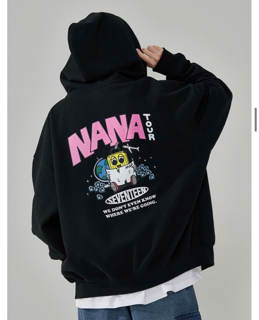 現貨seventeen nana tour hoodie褸, 興趣及遊戲, 收藏品及紀念品, 韓流 