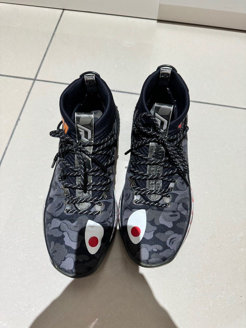 Dame 4 bape black camo deals