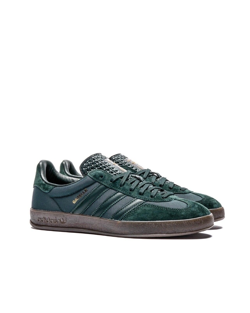 adidas gazelle silver green womens Sneakers