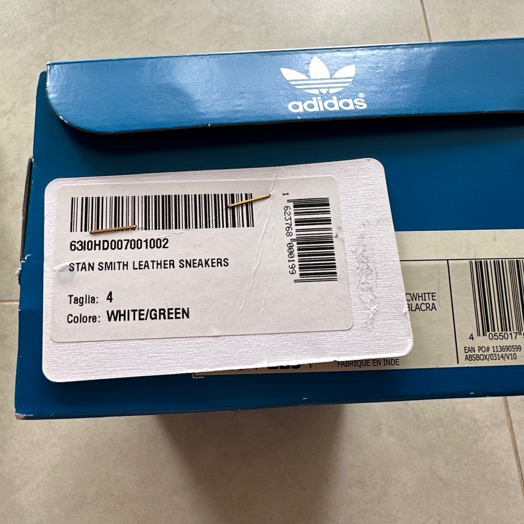 ADIDAS STAN SMITH US4.5 UK4