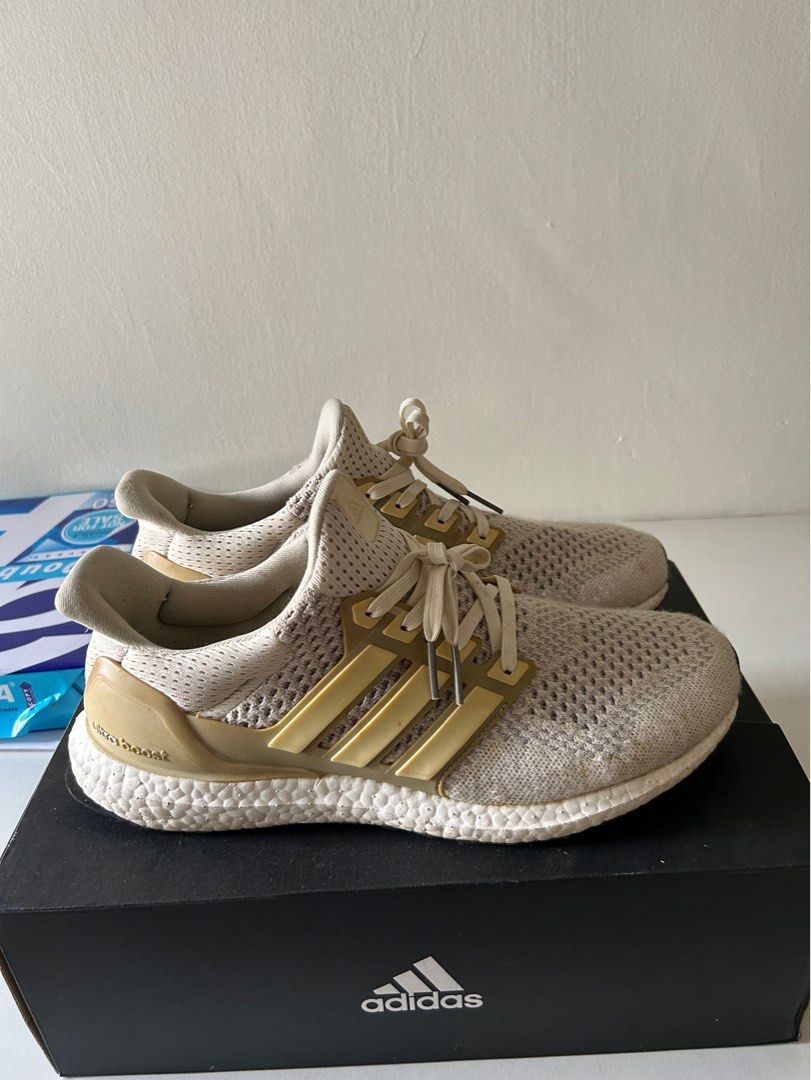 Adidas Ultraboost 1.0 cream Men s Fashion Footwear Sneakers on