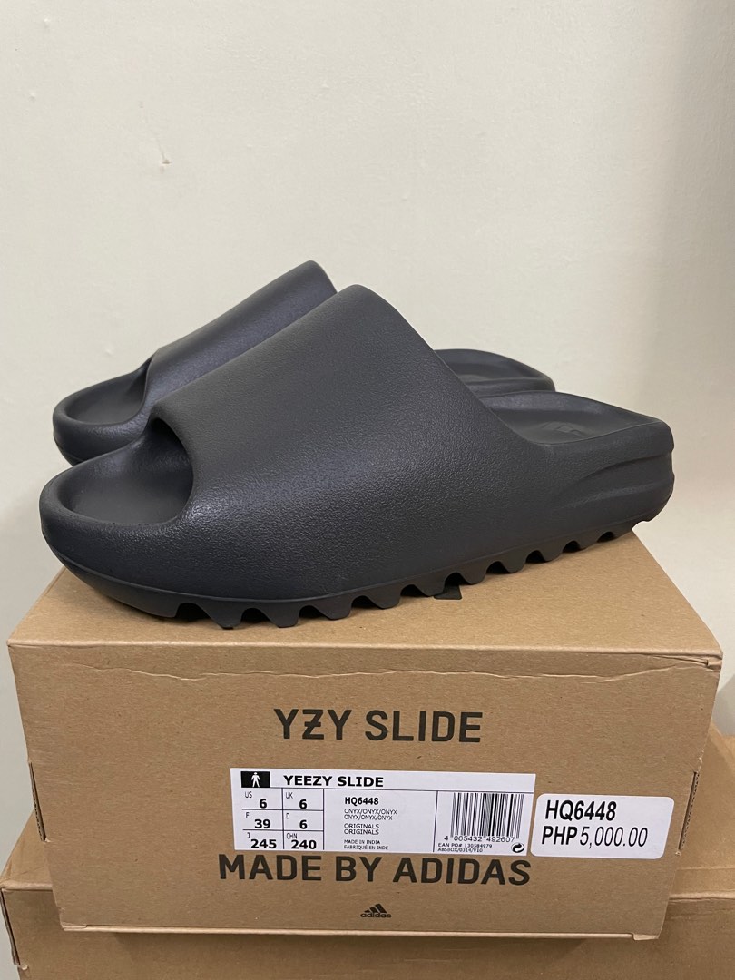 Adidas Yeezy Slides Onyx US6