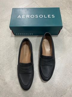 SALE ‼️AEROSOLES LOAFERS | BLACK LEATHER SHOES | BLACK FLATS | BLACK LOAFERS |LEATHER SHOES | LEATHER FLATS