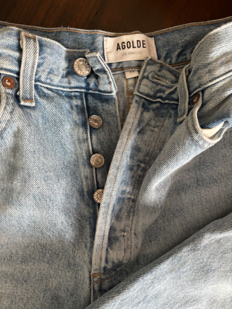AGOLDE RILEY STRAIGHT CROP JEANS Women s Fashion Bottoms Jeans