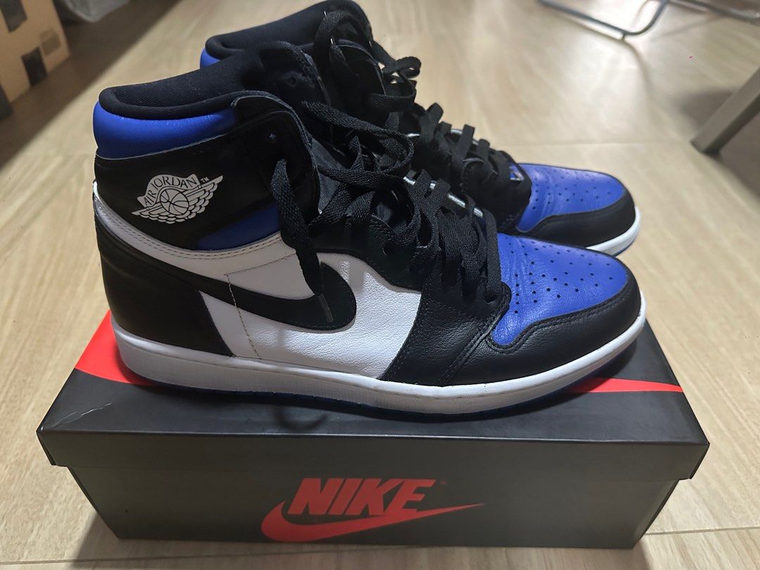 Air jordan 1 high game royal toe hot sale