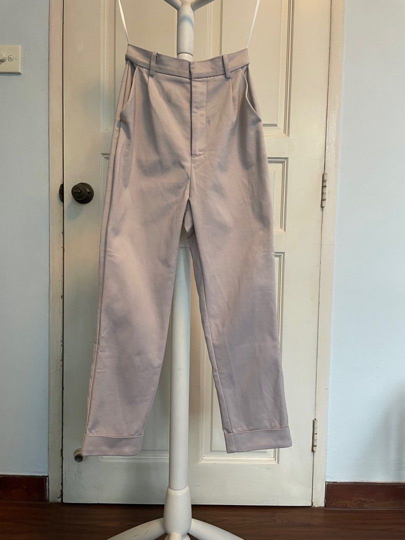 Alby Tailored Peg Leg Chino Pants Women s Fashion Bottoms Other