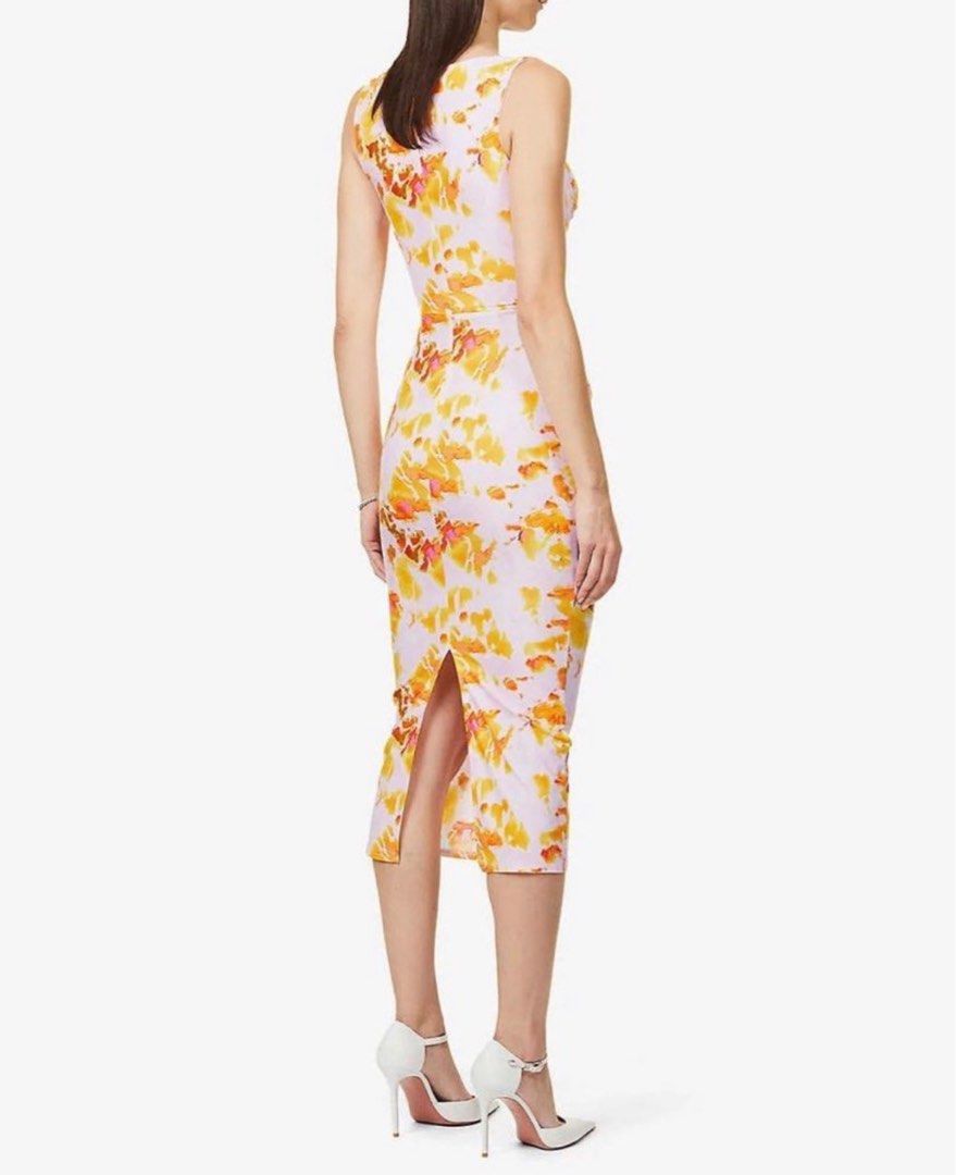 Alex perry sale yellow dress