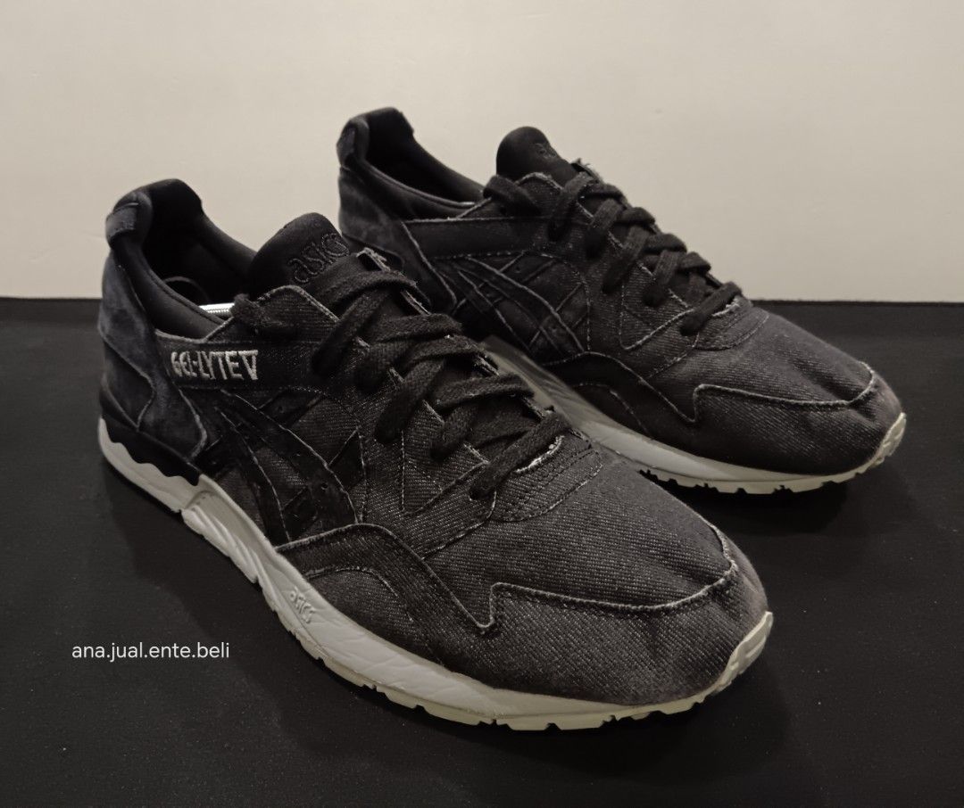 ASICS GEL LYTE V Denim kain Jeans Running Casual 9.5uk