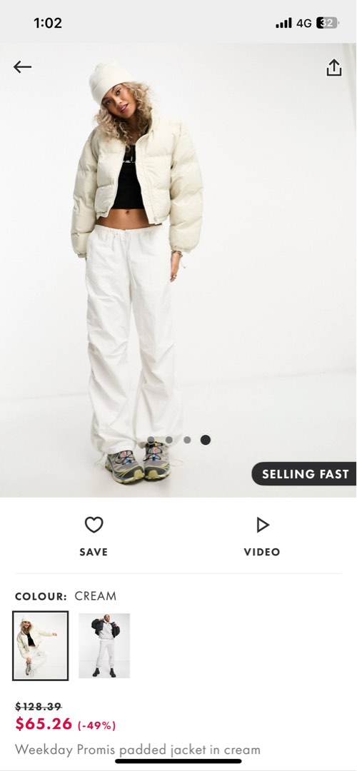 Weekday discount puffer jacket